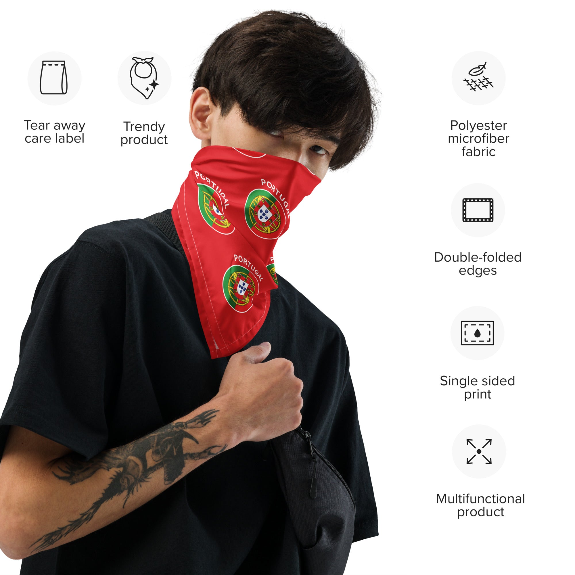 Portugal 2 - All-over print bandana