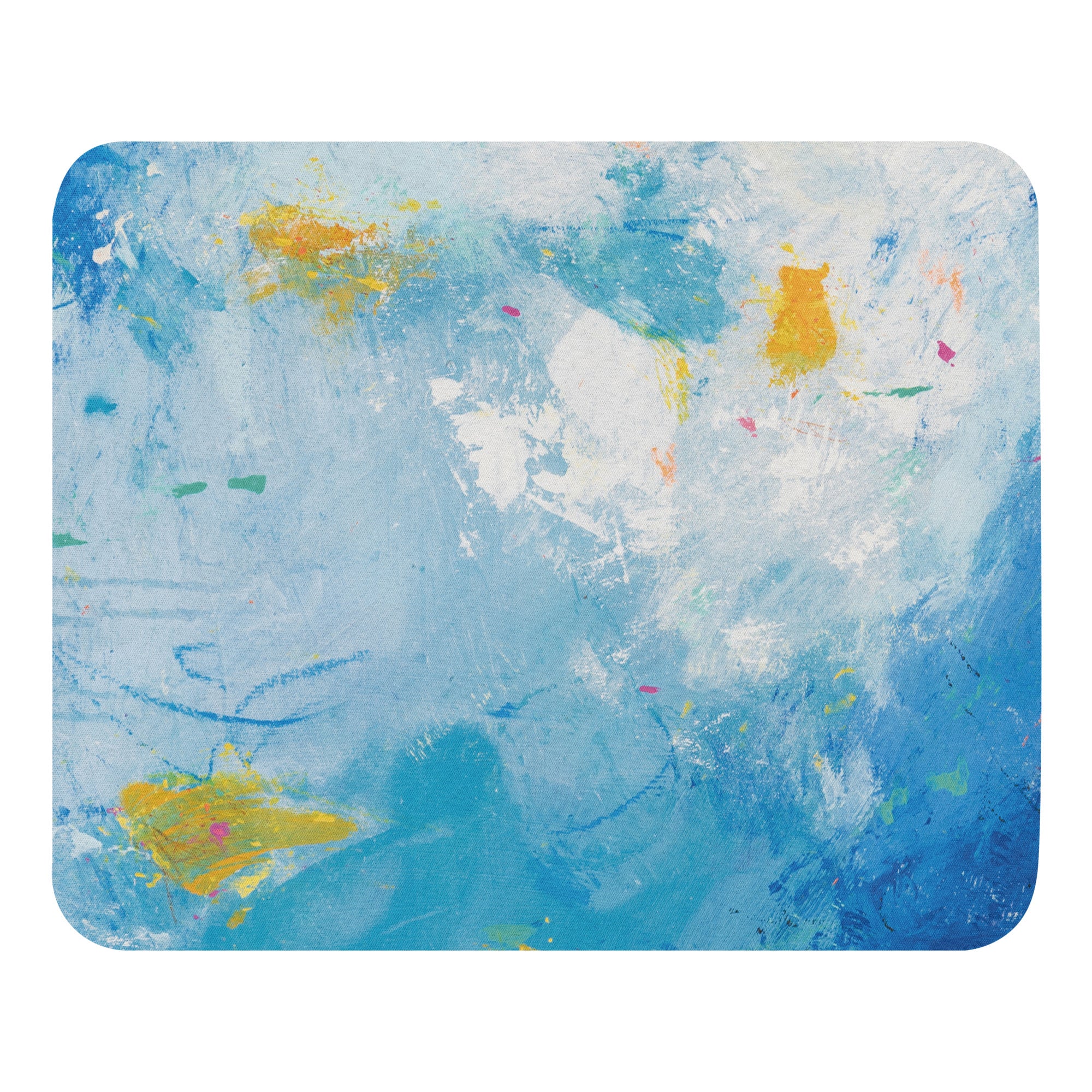 Aqua Emotion Abstract - Mouse pad