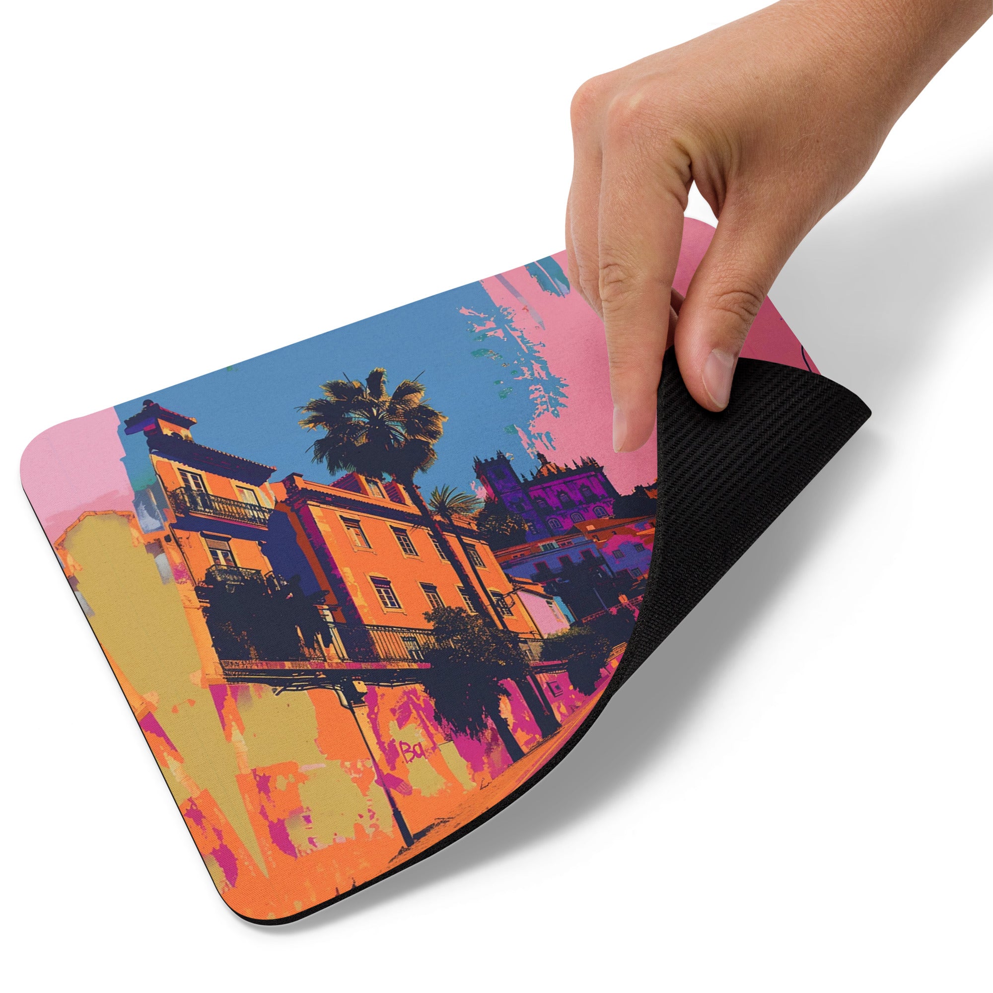 Lisbon Pop Art - Mouse pad