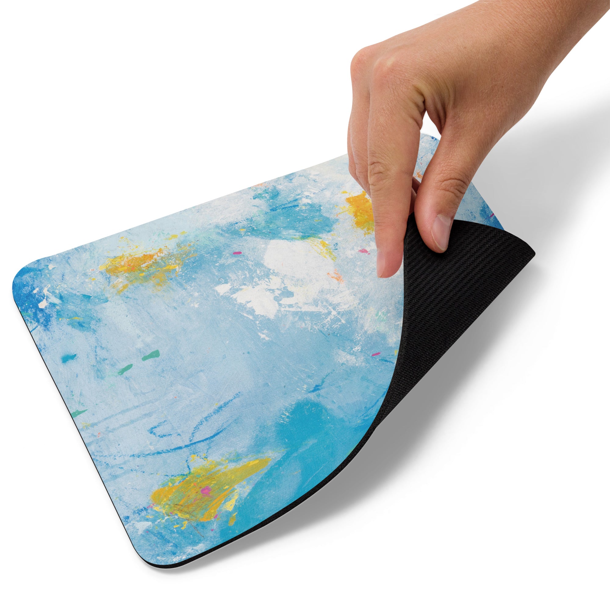 Aqua Emotion Abstract - Mouse pad