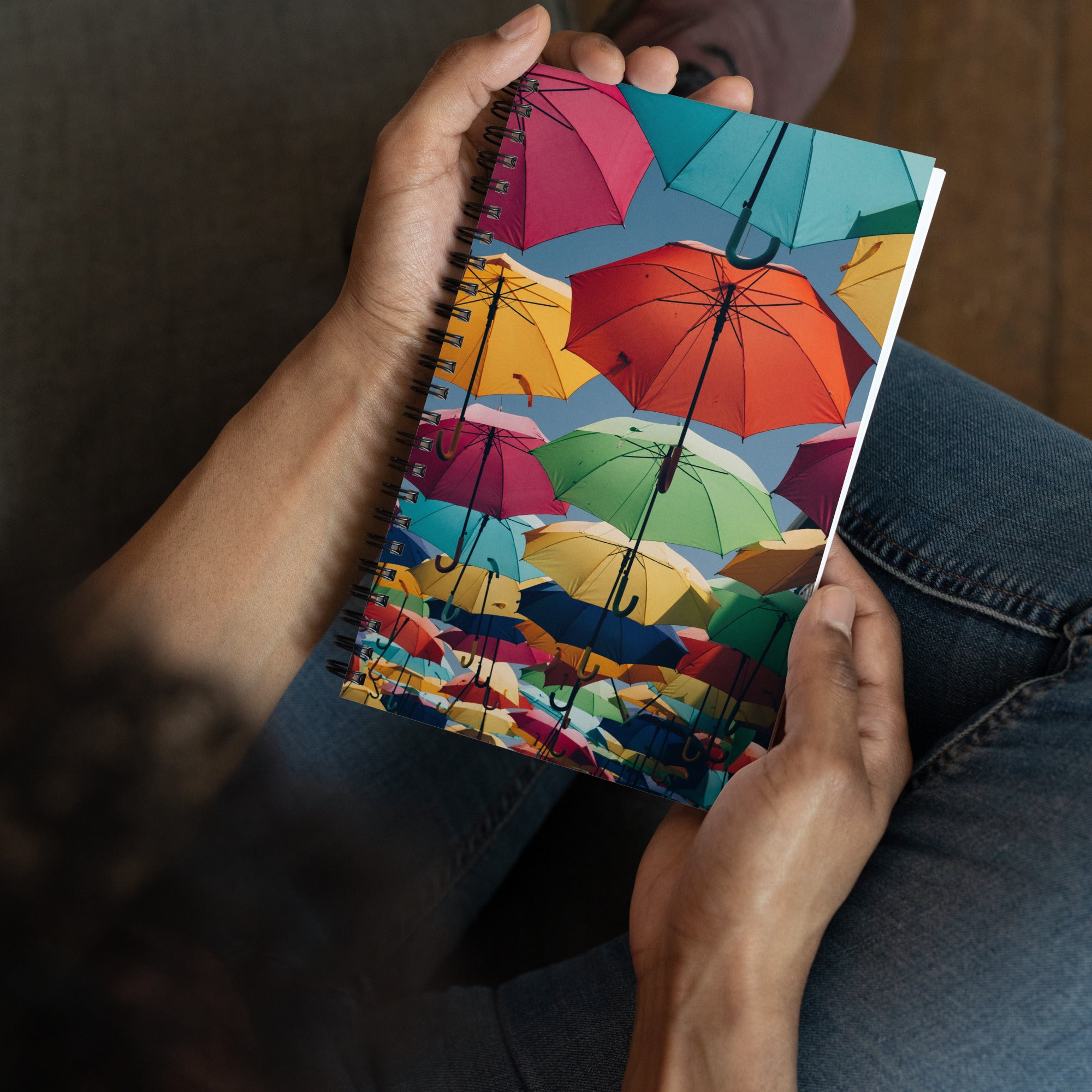 Umbrellas | Spiral notebook