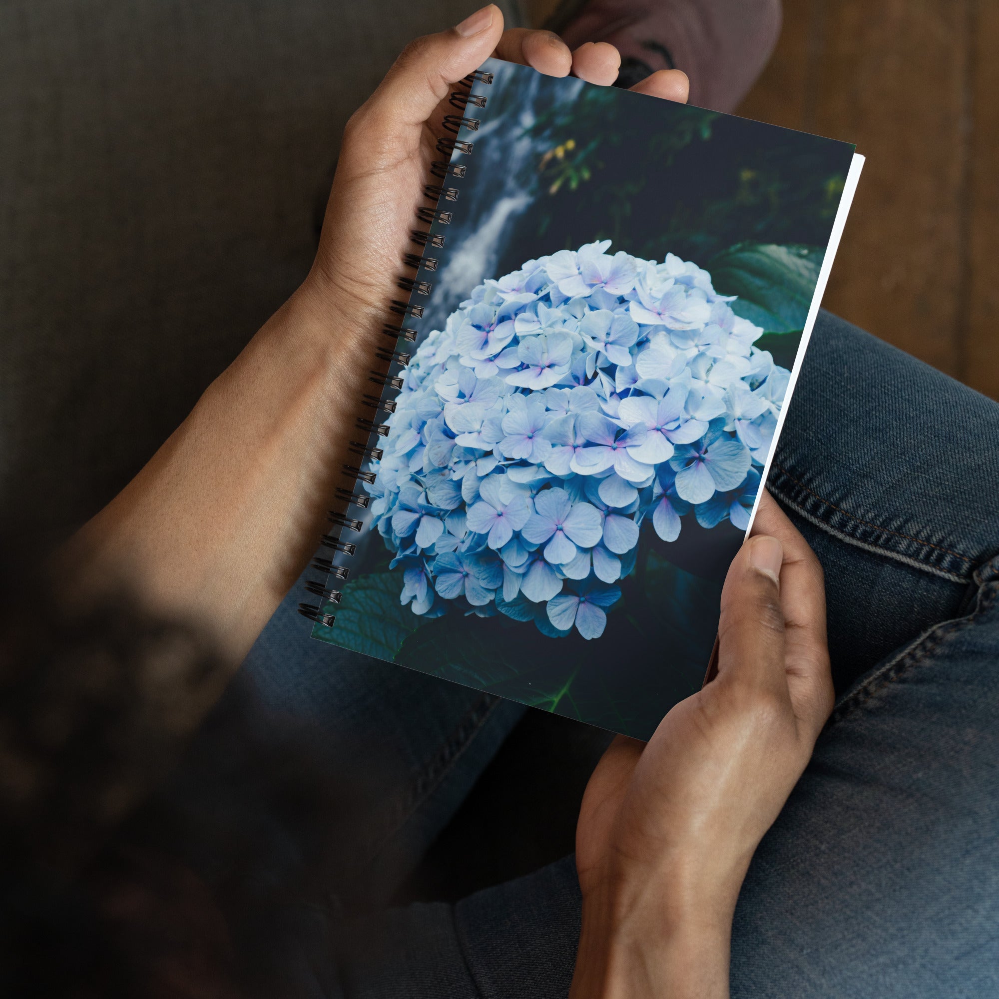 Hydrangeas 2 - Spiral notebook