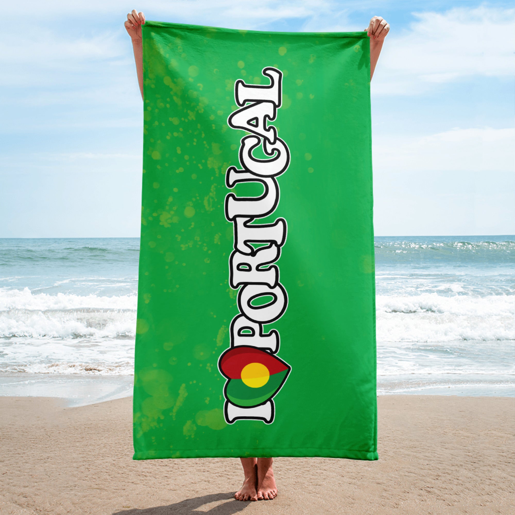 iLOVEportugal green - Towel