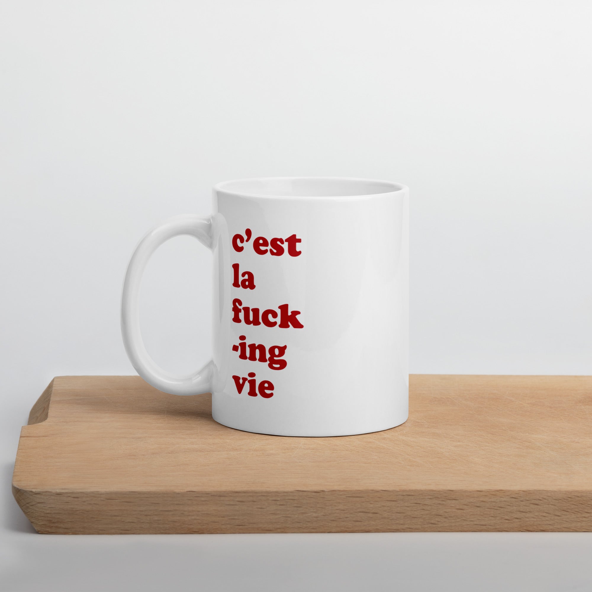 "C'est la fucking vie" Mug - Caneca