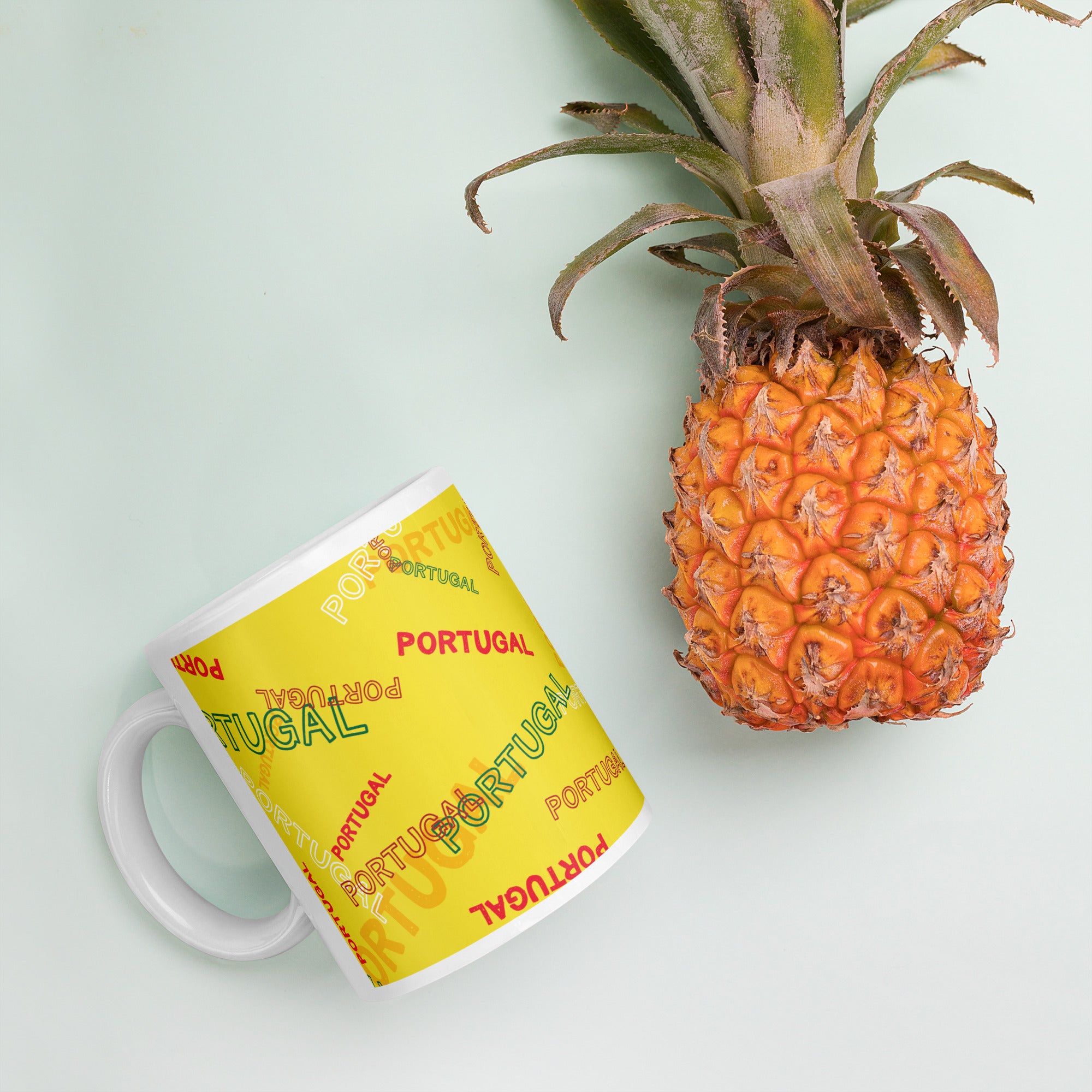 Portugal Mug - Yellow - Caneca