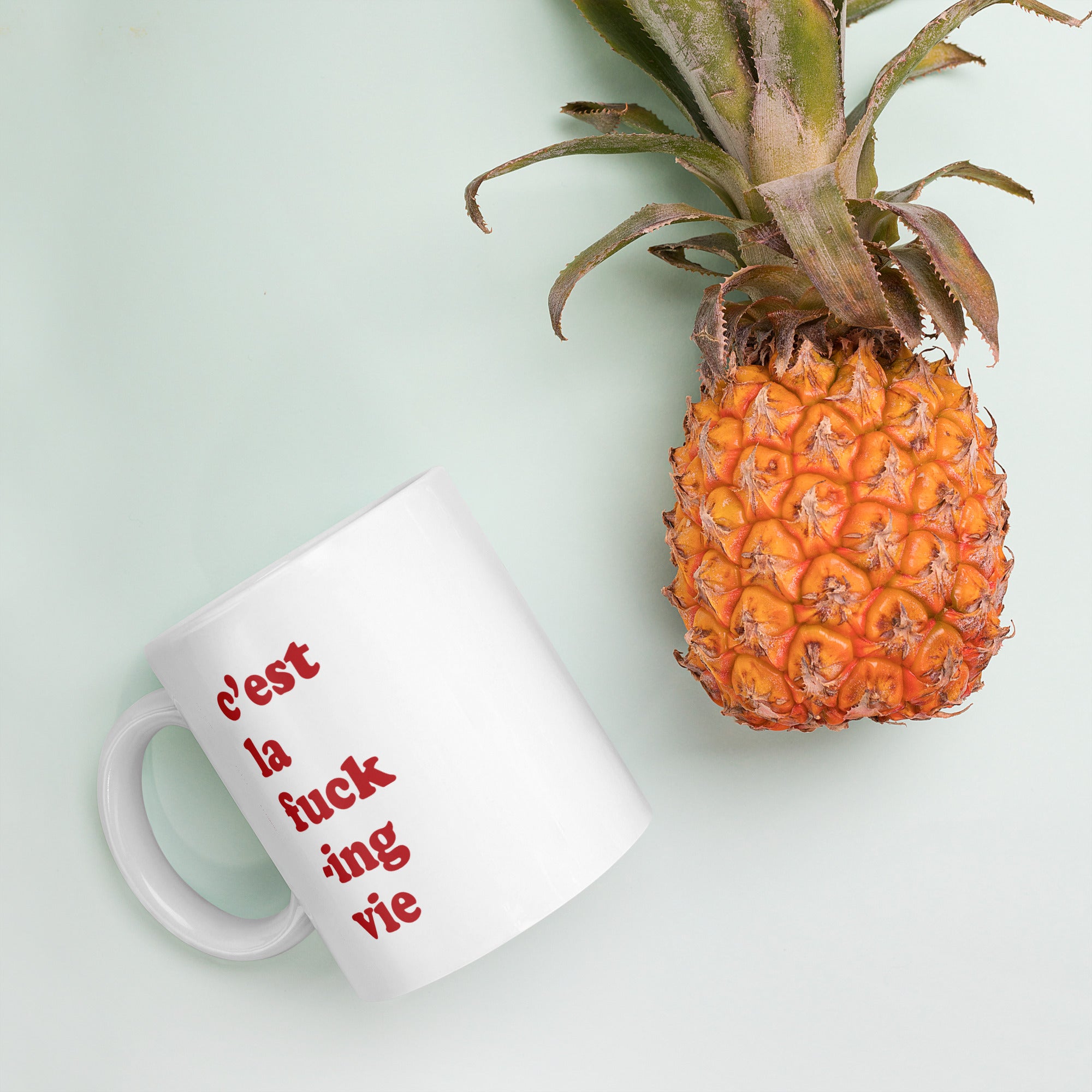 "C'est la fucking vie" Mug - Caneca