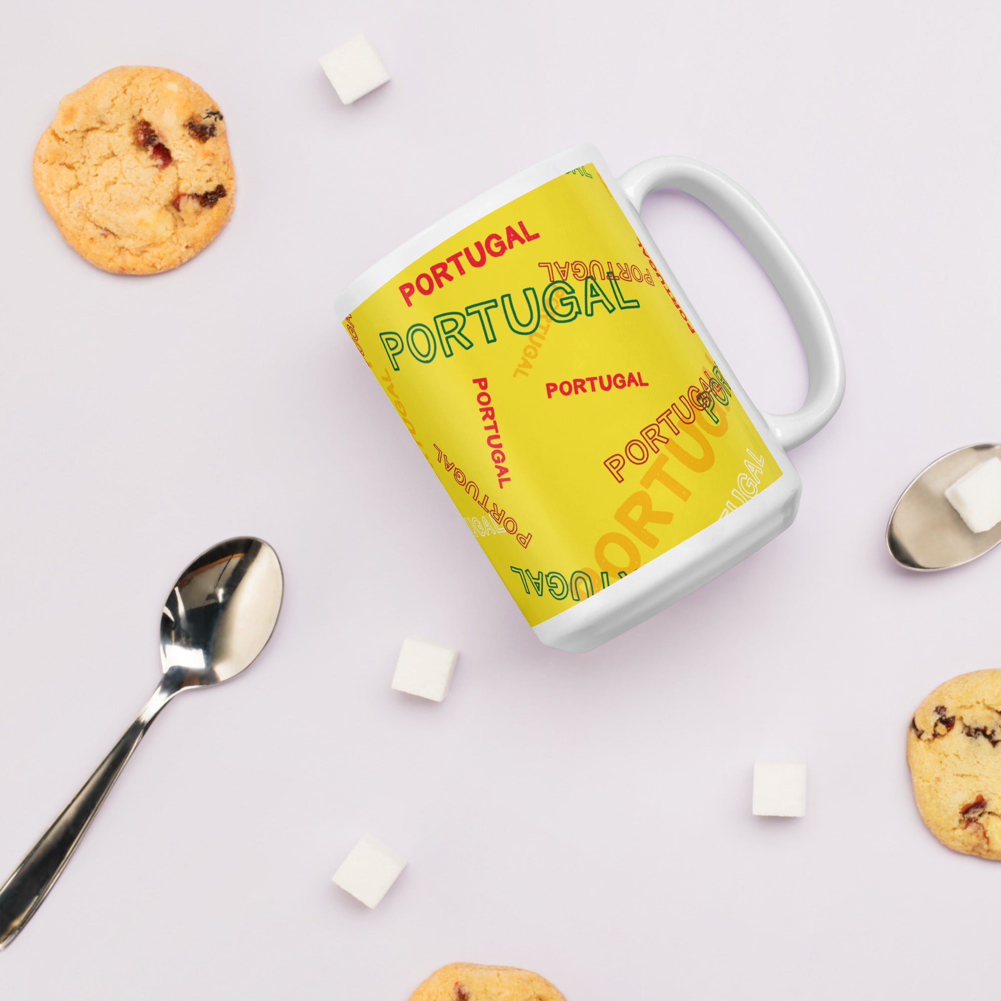 Portugal Mug - Yellow - Caneca