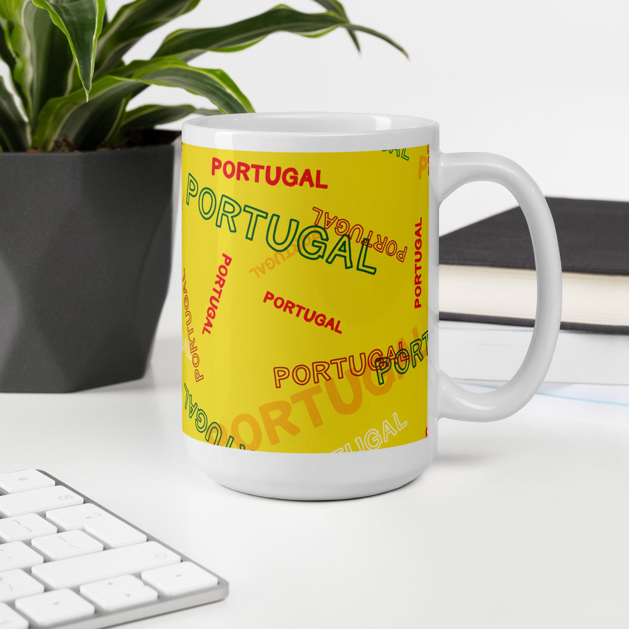 Portugal Mug - Yellow - Caneca