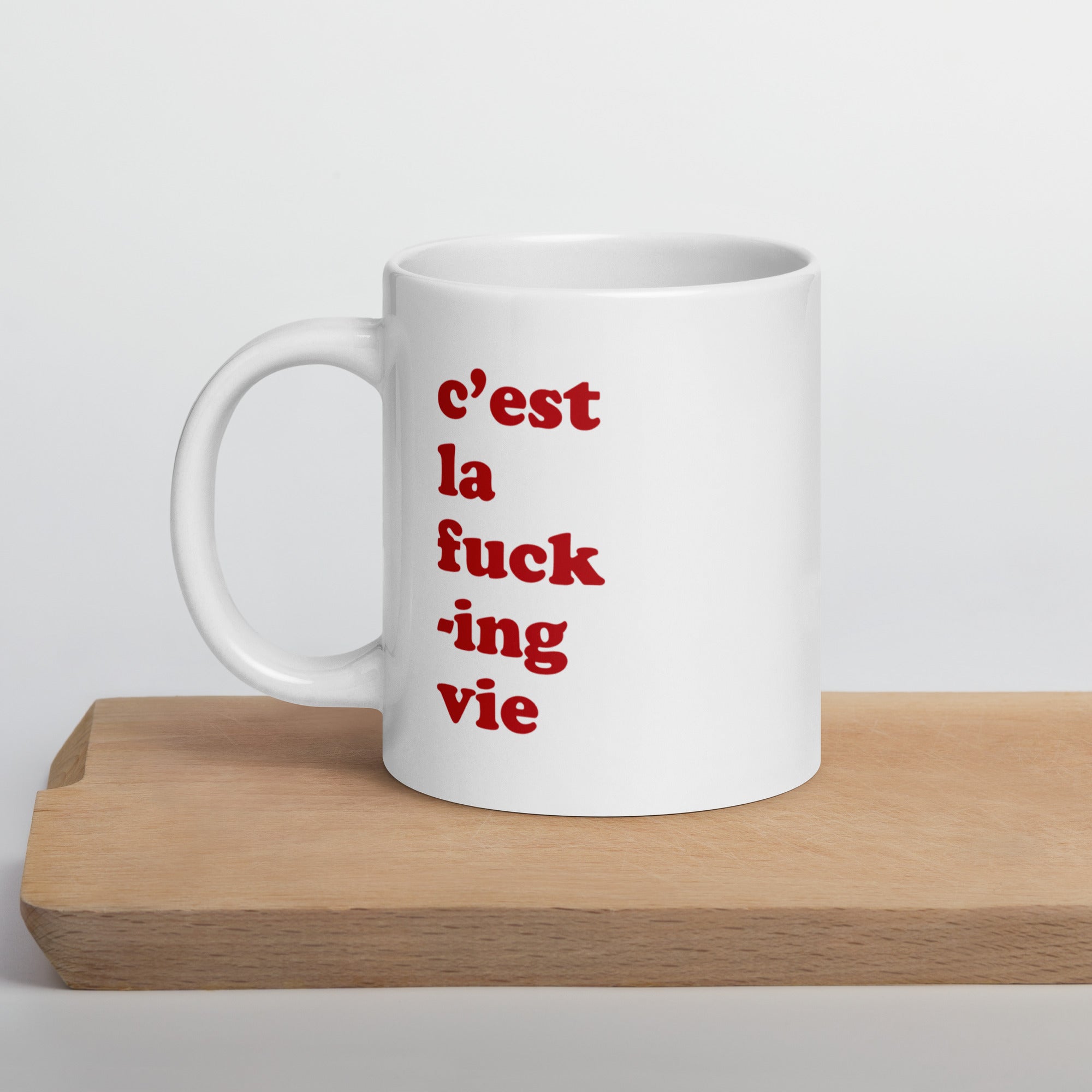 "C'est la fucking vie" Mug - Caneca