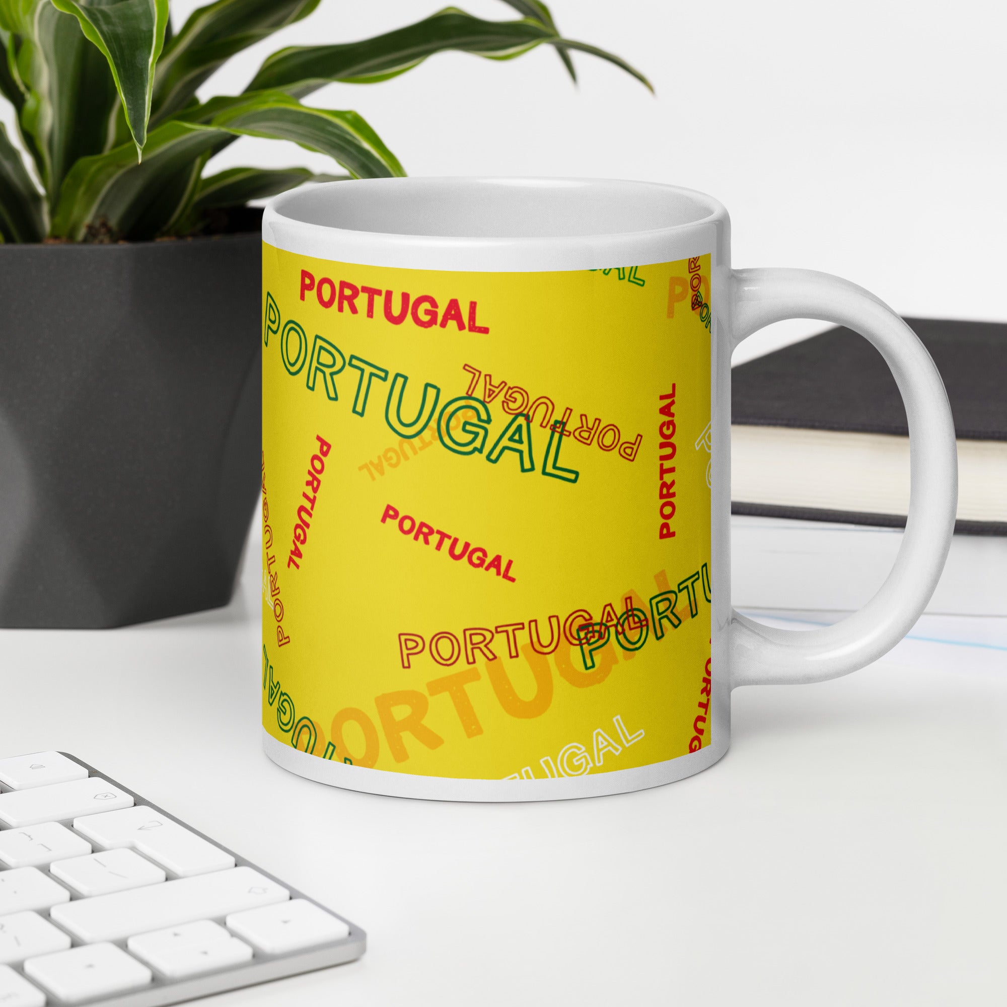 Portugal Mug - Yellow - Caneca