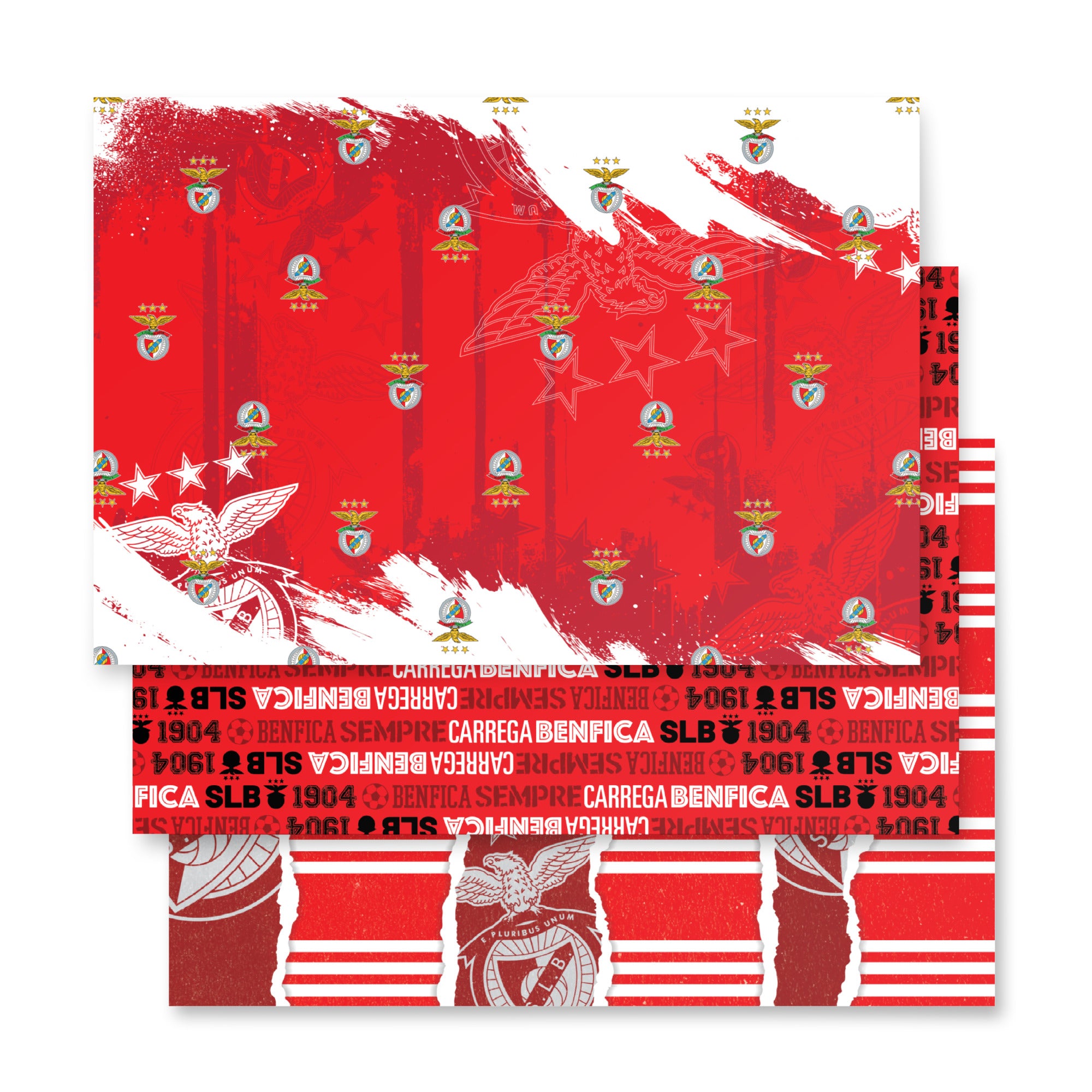 Benfica 1 - Wrapping paper x3 sheets - Papel de Embrulho - Gift