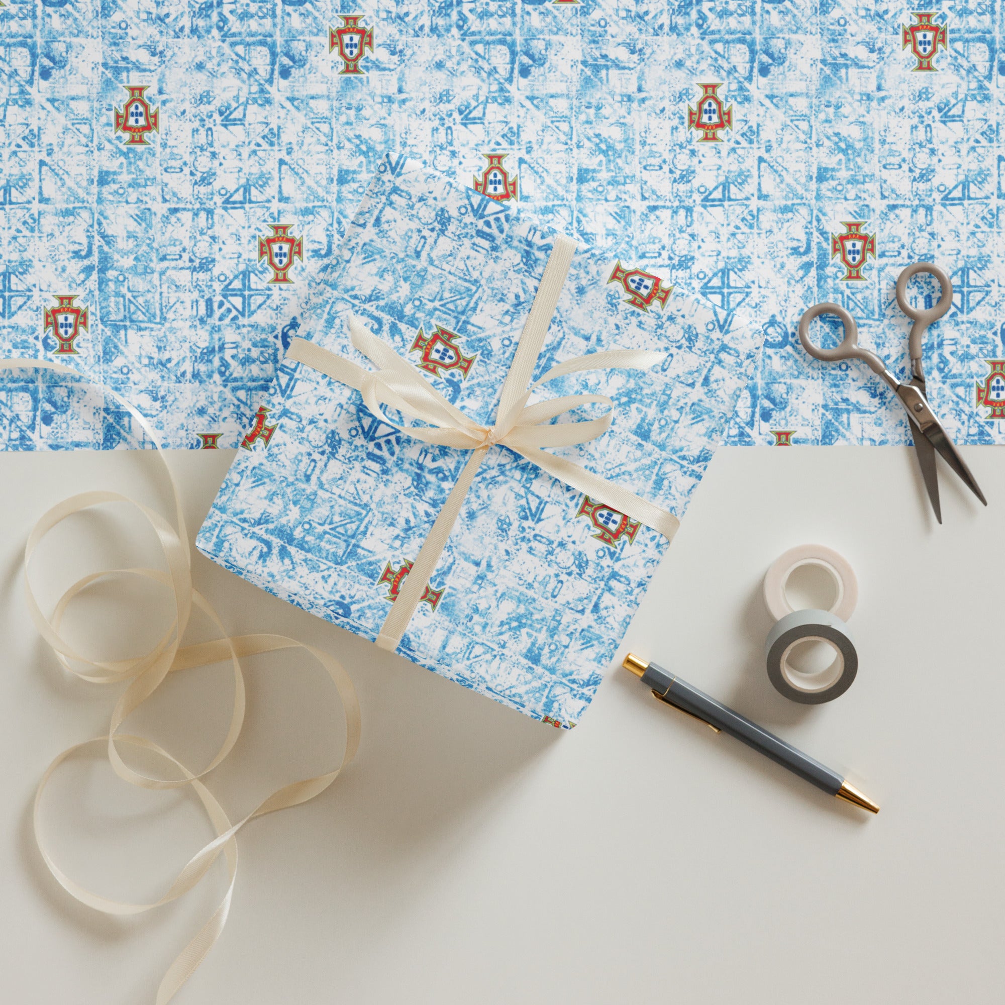 Portugal 1 - Wrapping paper x3 sheets - Papel de Embrulho - Gift