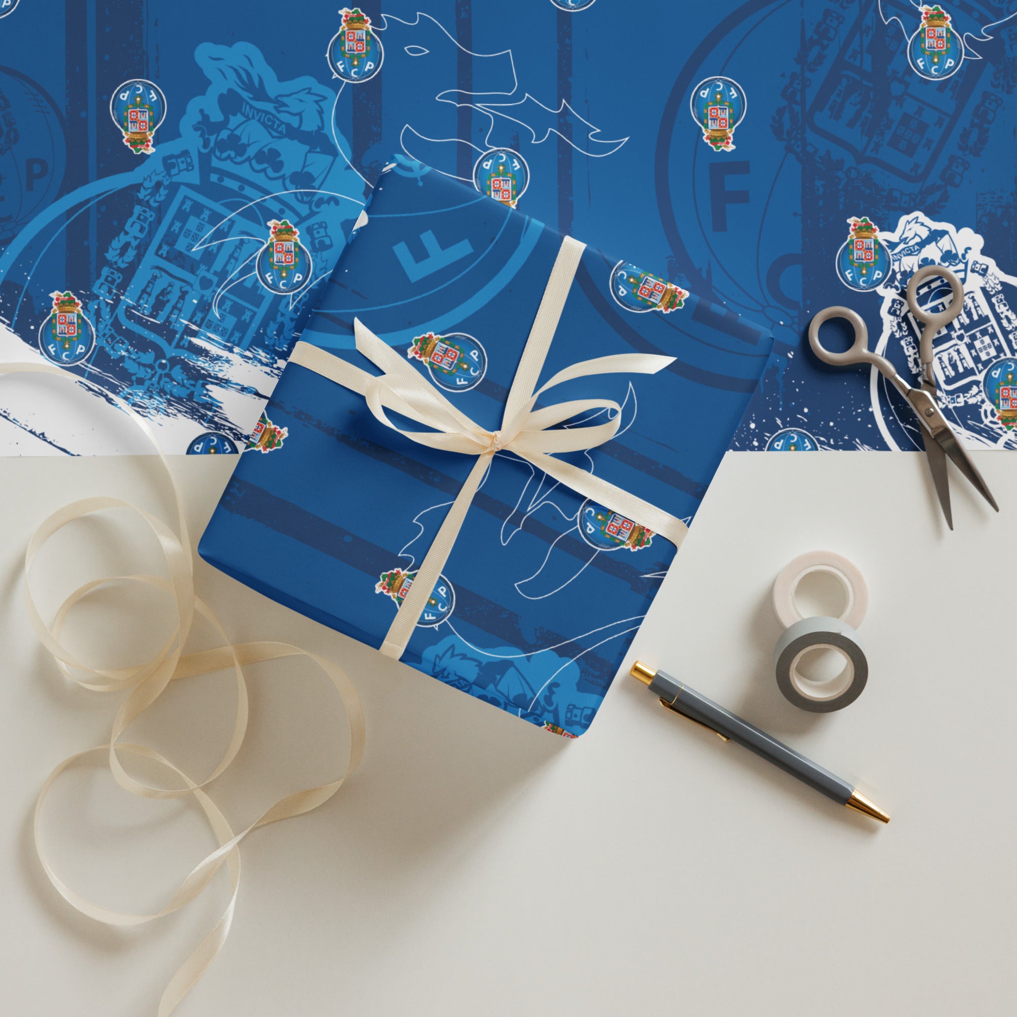 Porto 1 - Wrapping paper x3 sheets - Papel de Embrulho - Gift - Prenda