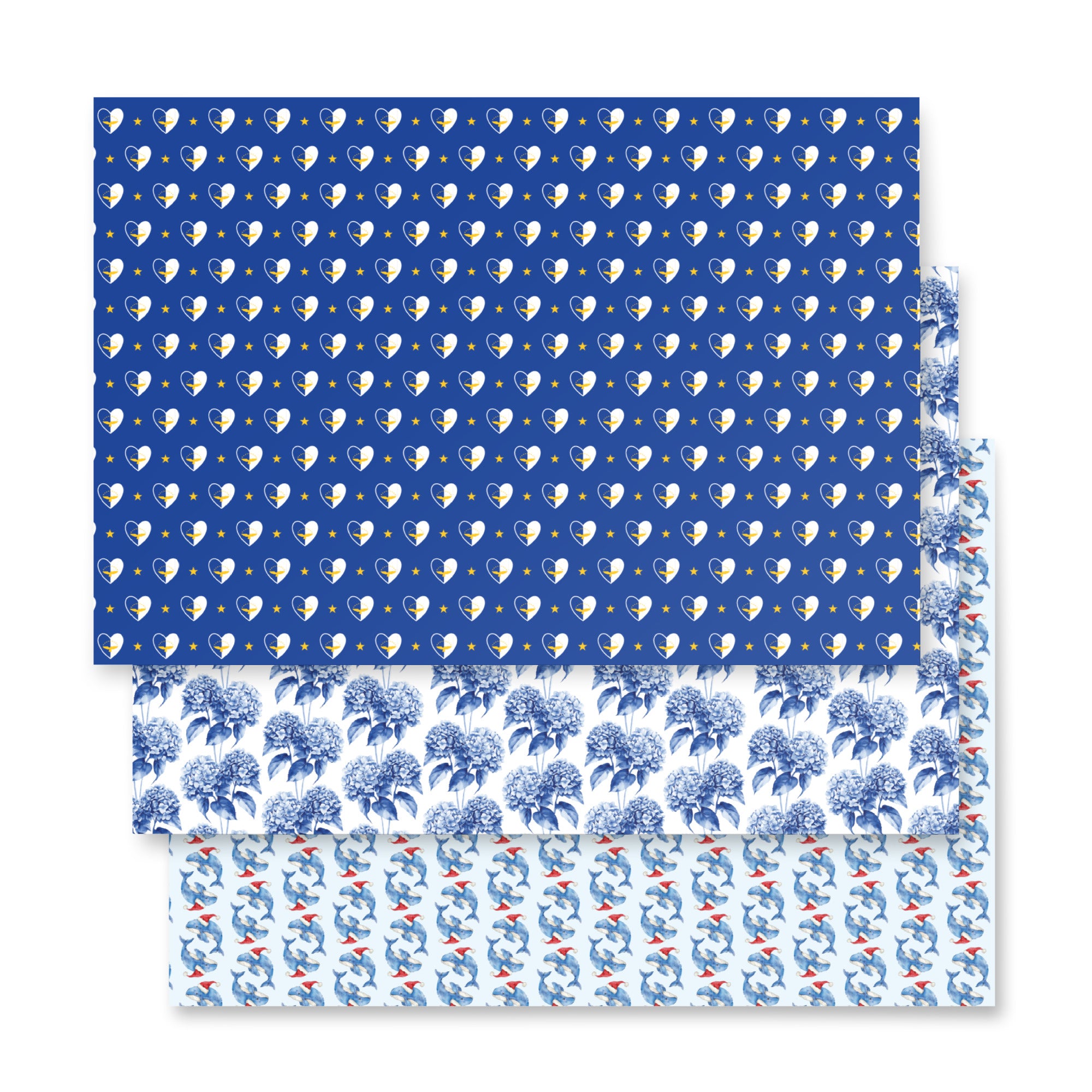 Açores 2 - Wrapping paper x3 sheets - Papel de Embrulho - Gift, Prenda, Azores