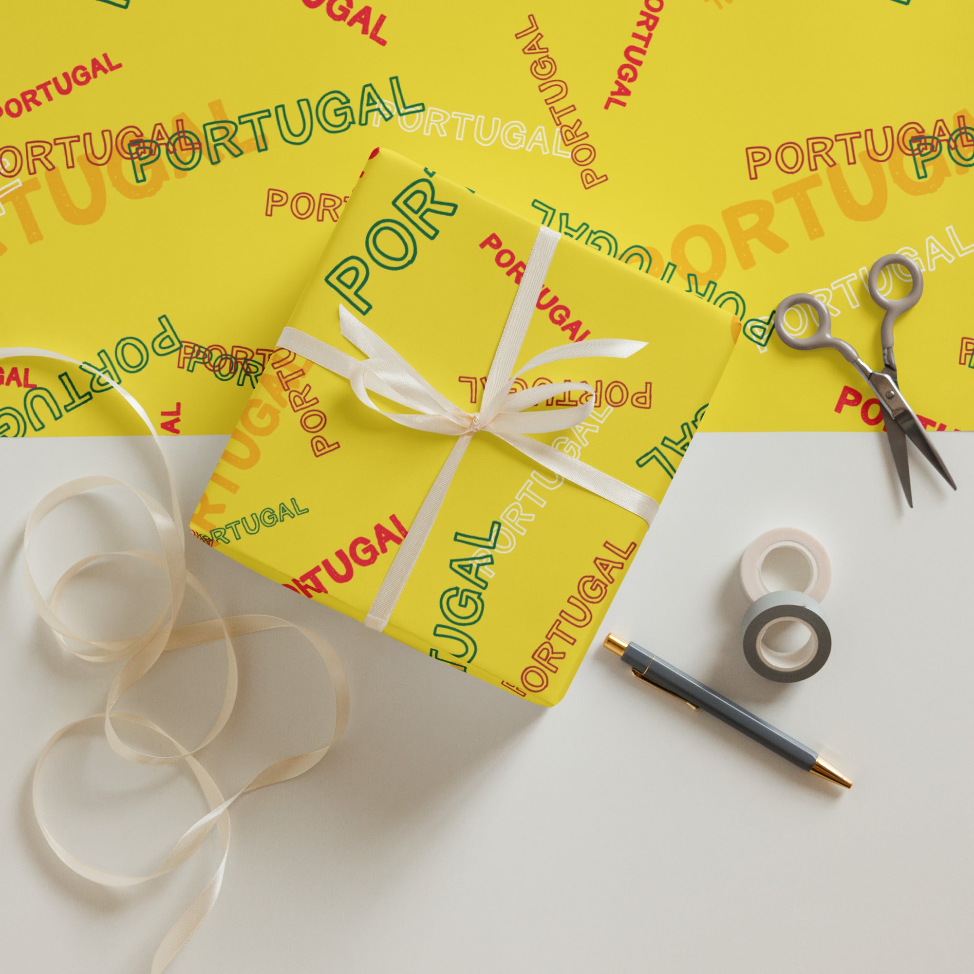 Portugal 2 - Wrapping paper x3 sheets - Papel de Embrulho - Gift