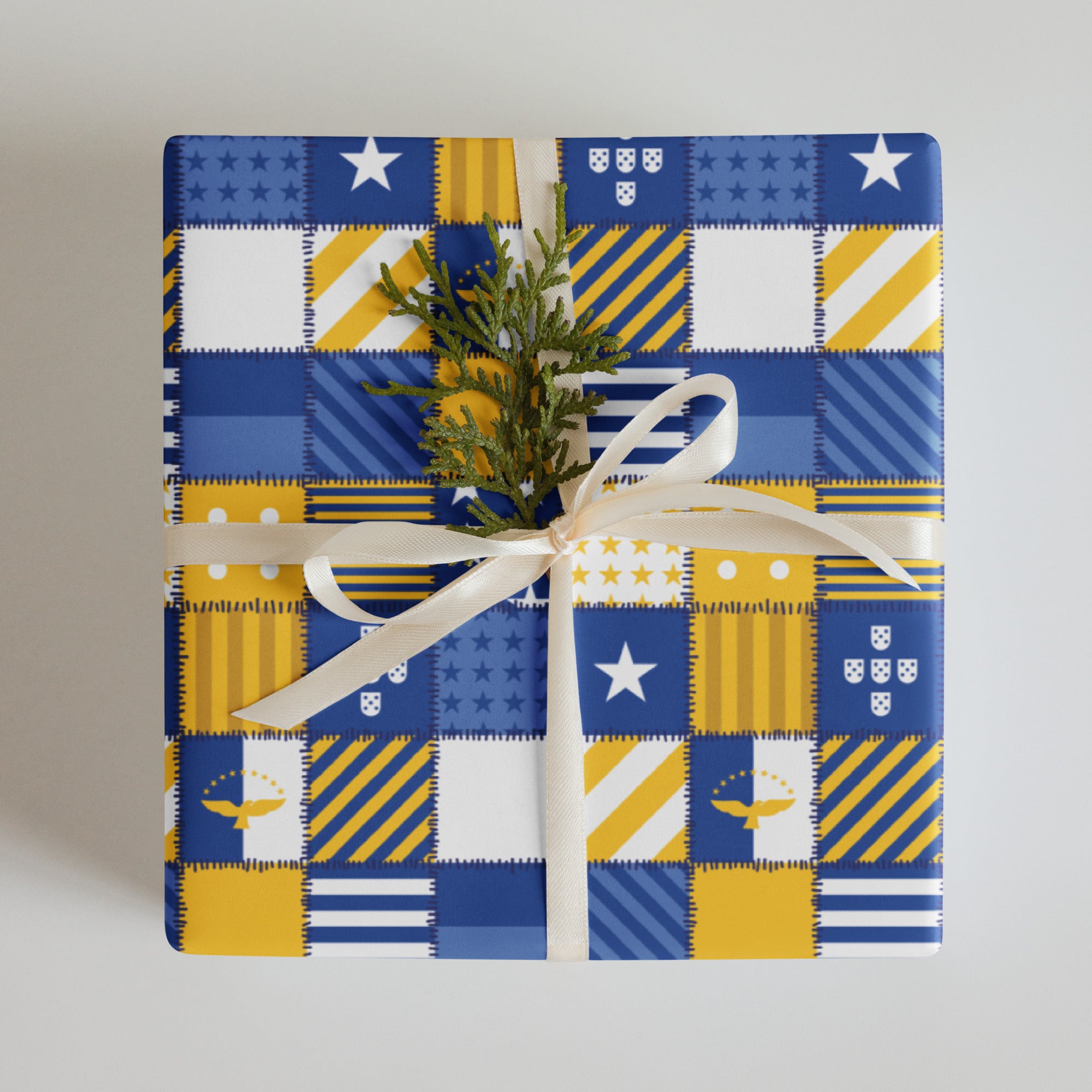 Açores 1 - Wrapping paper x3 sheets - Papel de Embrulho - Gift, Prenda, Azores