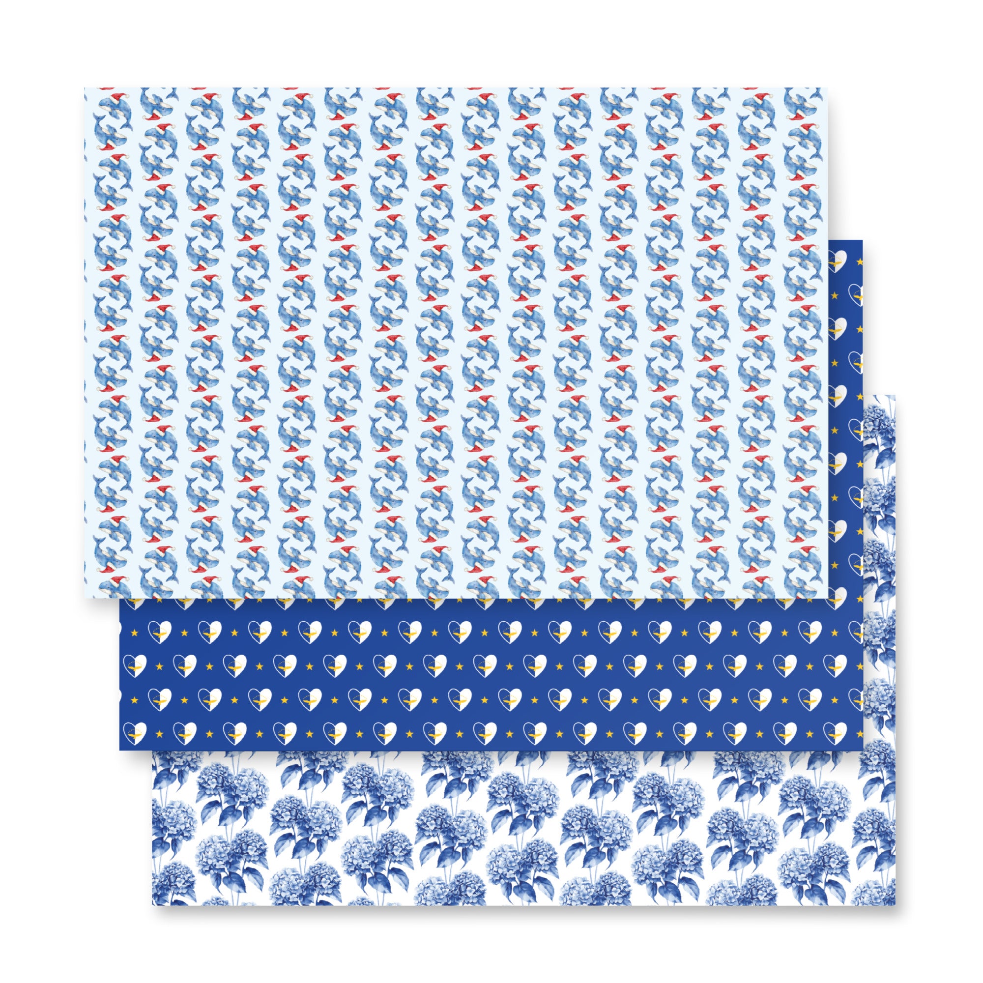 Açores 2 - Wrapping paper x3 sheets - Papel de Embrulho - Gift, Prenda, Azores