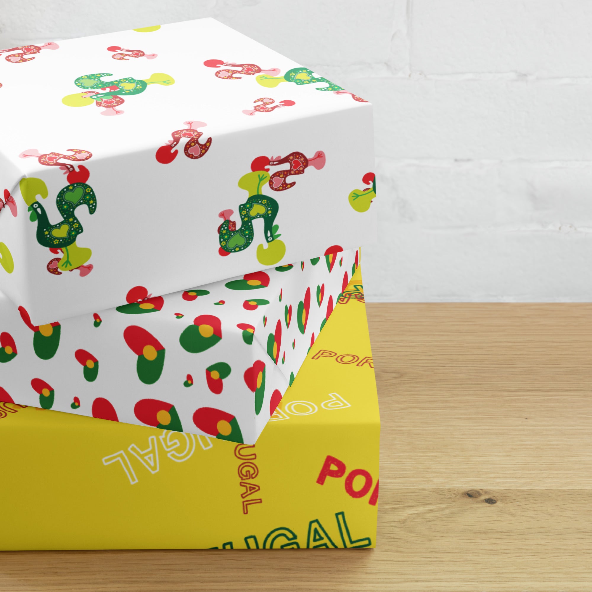 Portugal 2 - Wrapping paper x3 sheets - Papel de Embrulho - Gift