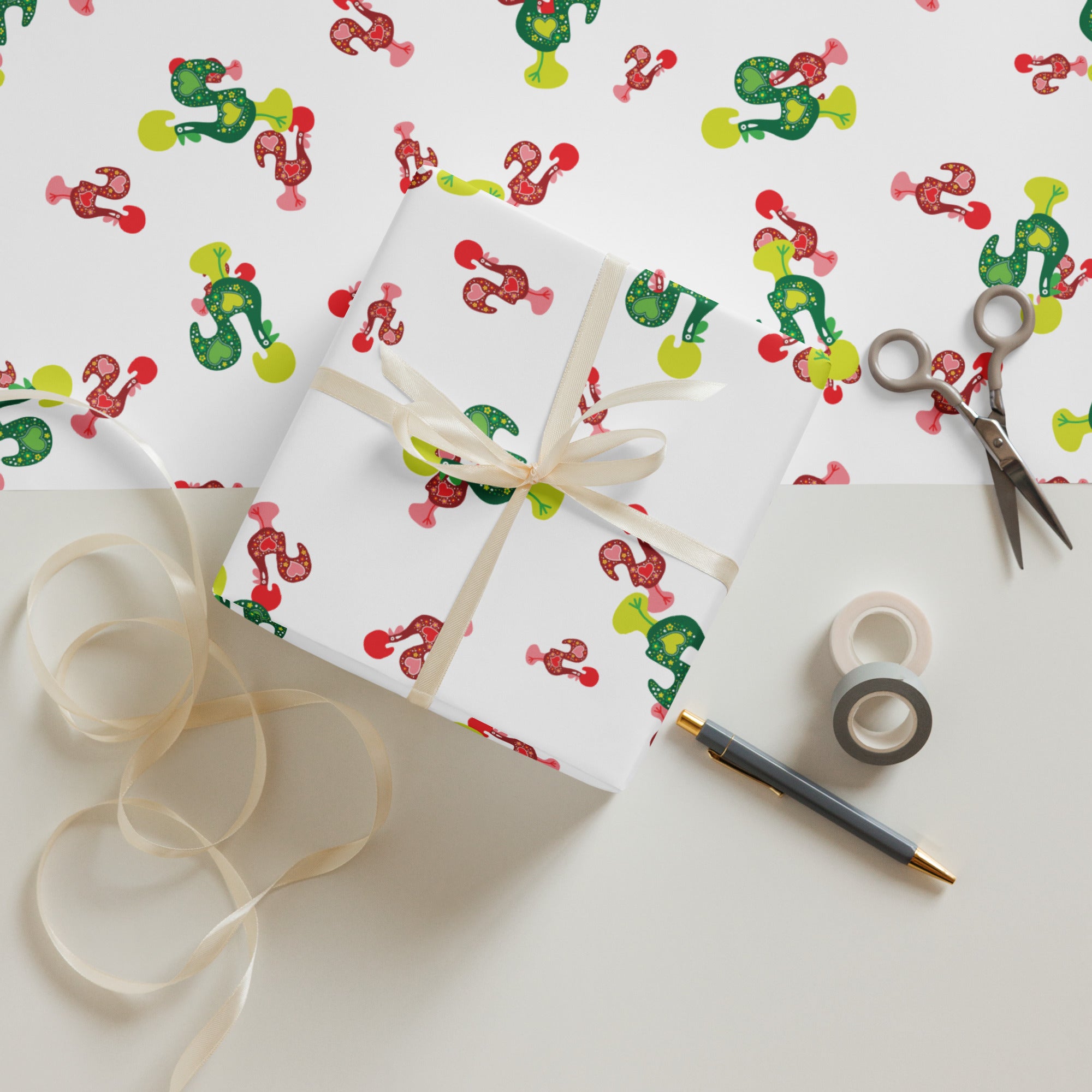 Portugal 2 - Wrapping paper x3 sheets - Papel de Embrulho - Gift