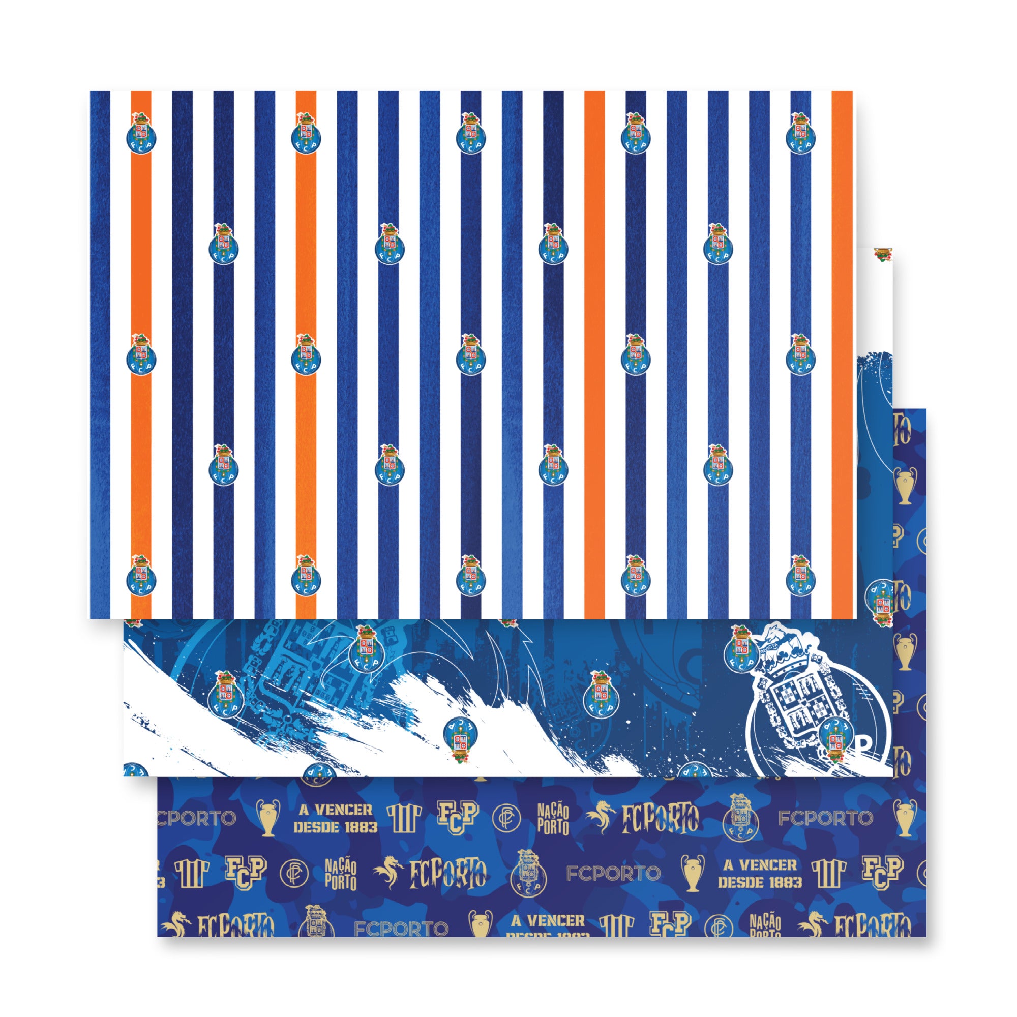 Porto 1 - Wrapping paper x3 sheets - Papel de Embrulho - Gift - Prenda