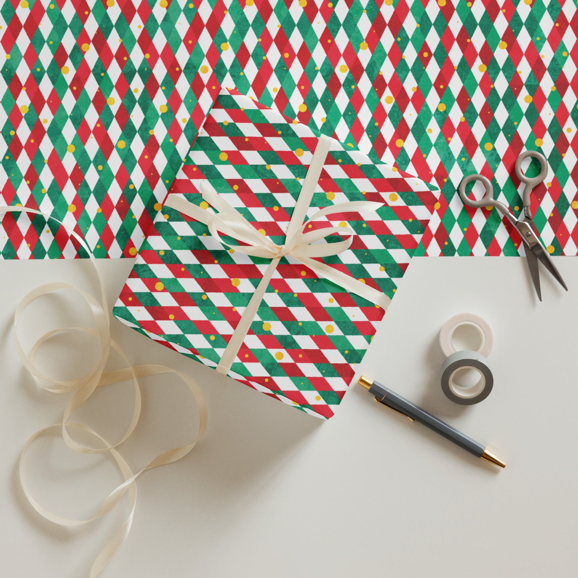 Portugal 4 - Wrapping paper x3 sheets - Papel de Embrulho - Gift - Prenda