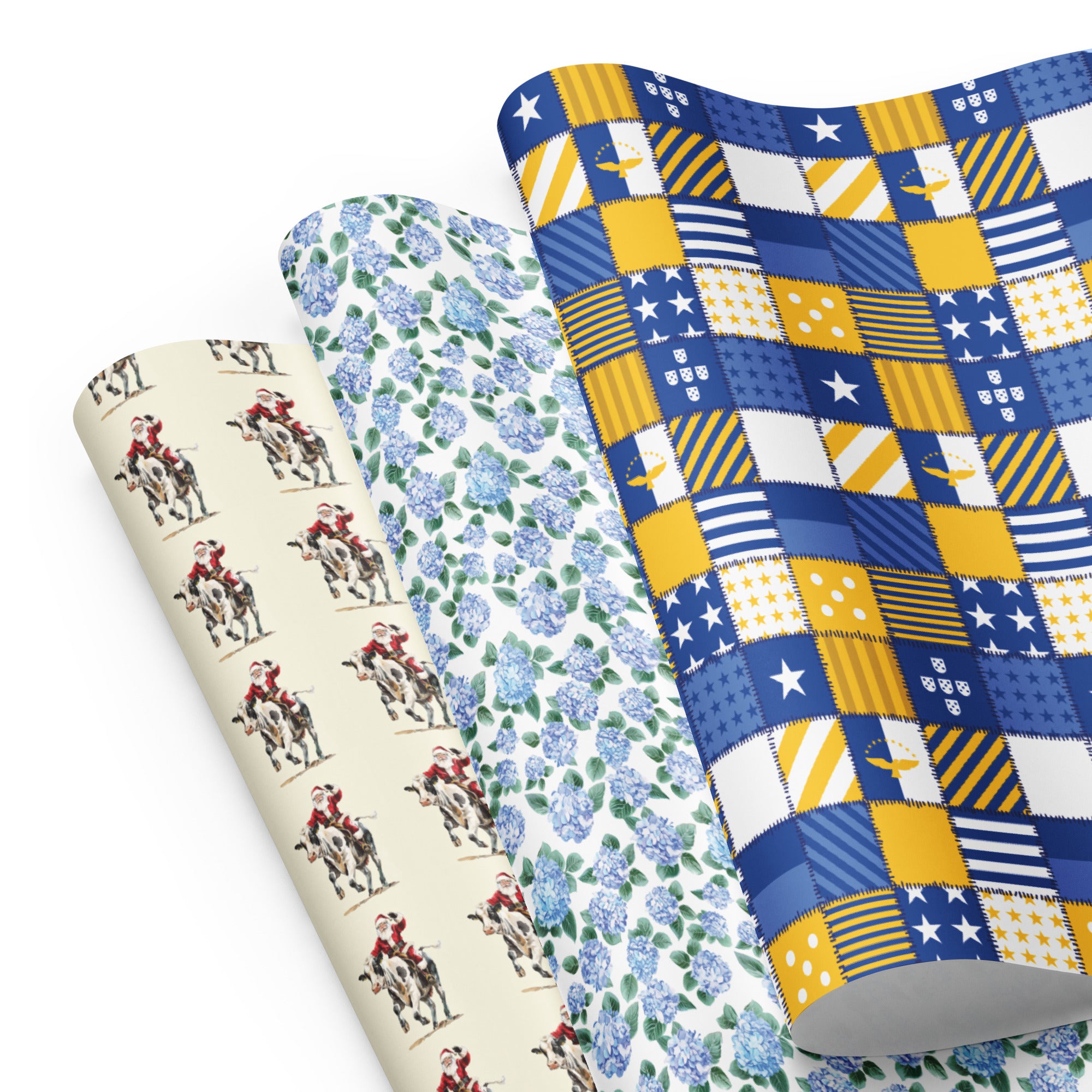 Açores 1 - Wrapping paper x3 sheets - Papel de Embrulho - Gift, Prenda, Azores