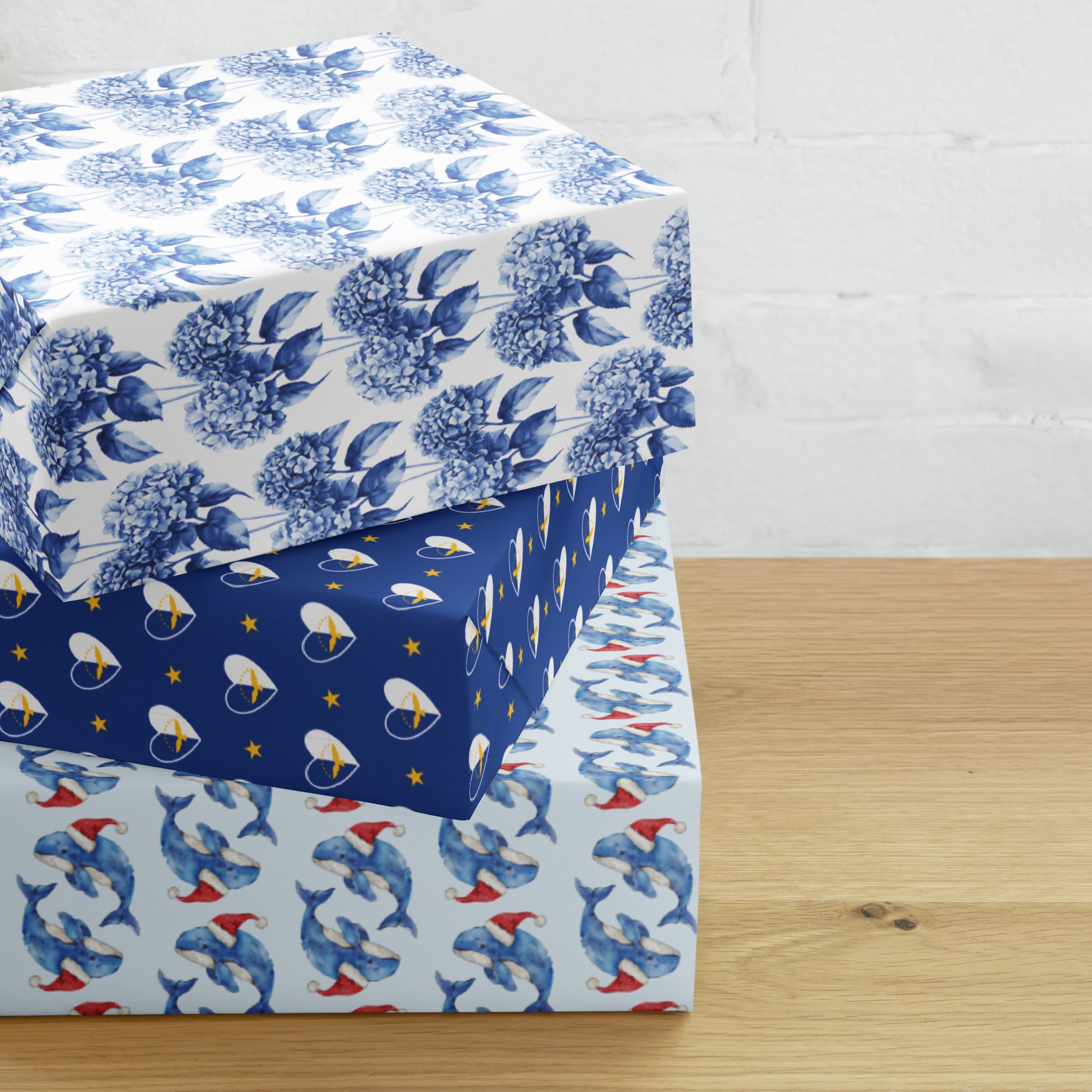 Açores 2 - Wrapping paper x3 sheets - Papel de Embrulho - Gift, Prenda, Azores