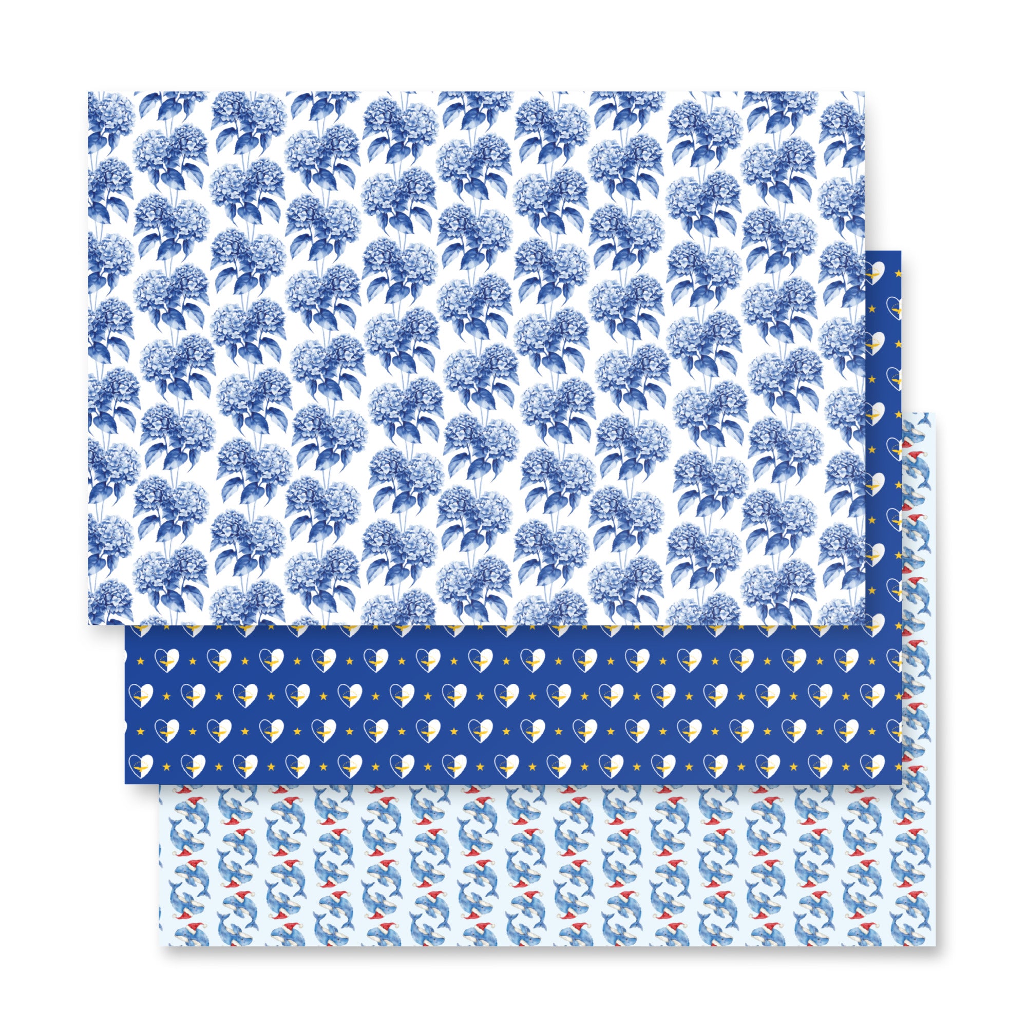 Açores 2 - Wrapping paper x3 sheets - Papel de Embrulho - Gift, Prenda, Azores